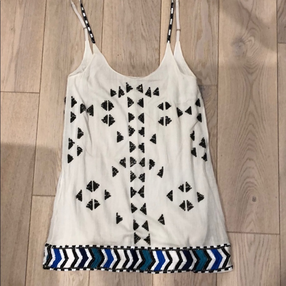 Beaded tank dress